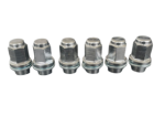 Kit c/ 6 pçs Porca de Roda C/ Arruela DT/Tras Toyota Pitbull 2005 20016 2007 2008 2009 2010 2011 2012 2013 2014 2015