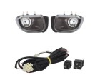 Kit Farol Mascara Negra FortLuz Chevrolet S10 2001 2002 2003 2004 2005 2006 2007 2008 2009 2010 2011
