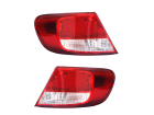 Par Lanterna Traseira Dir/Esq Bicolor Cofran para Volkswagen Gol 2009 até 2012