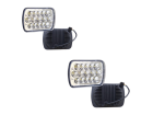 Par Bloco Ótico de Led Retangular 45W FortLuz para Cherokee Bandeirante Hilux RF SPORT - Cod. FK-F0545