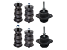 Jg. Calço da Cabine Dt/Central/Tras LD/LE Bcr para Toyota Hilux 2.5 2005 2006 2007 2008 2009 2010 2011 2012