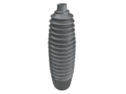 Coifa Caixa de Direção Lado Direito 16 Dentes Bcr Toyota Hilux 2.5 2.7 3.0 2005 2006 2007 2008 2009 2010 2011 2012 2013 2014 2015