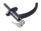 Maçaneta externa Porta Tras Preta Atemis Bandeirante 1982 1983 1984 1985 1986 1987 1988 1989
