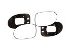 Lente Espelho Retrovisor C/Base LD/LE para Volkswagen Parati G2 1996 até 1999