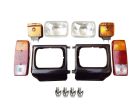 Bloco Farol C/moldura/lant Diant/tras Toyota Bandeirante Par