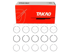 Jogo de Anel Motor Std TAKAO T4 3.0 16V | 3.2 2005 2006 2007 2008 2009 2010 2011 2012 2013 2014 2015 2016 2017 2018 2019